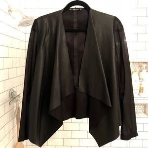 Zara leather jacket